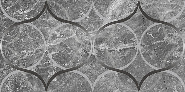 Декор Laparet Crystal Resonanse серый