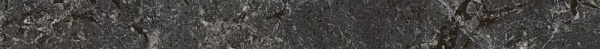 Бордюр Керама Марацци Тубкаль чёрный глянцевый обрезной 30x2,5x1,9