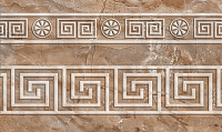 Бордюр Нефрит Керамика «Гермес» коричневый 250х148