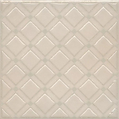 Декор Керама Марацци Бахия 1 бежевый светлый глянцевый 9,8x9,8x0,7