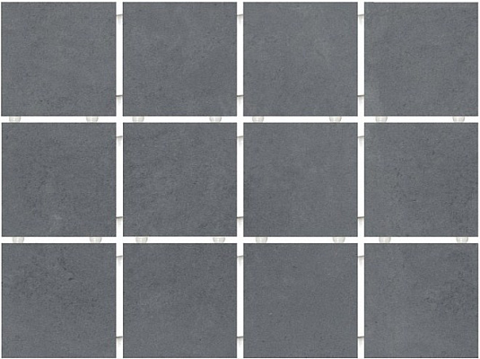 Плитка Kerama Marazzi Амальфи серый темный, полотно 30х40 из 12 частей 9,9х9,9