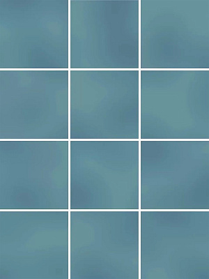 Керамогранит Керама Марацци Бахия бирюзовый глянцевый 29,8х39,8 из 12 частей 9,8x9,8x0,7