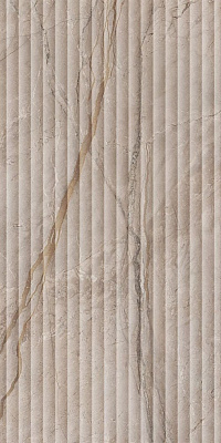 Плитка Керама Марацци Ифран бежевый светлый глянцевый структура обрезной 60x119,5x1