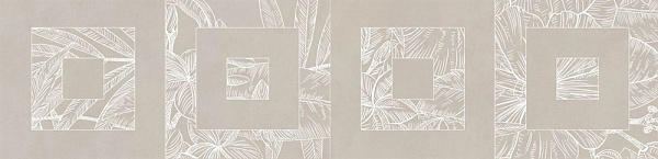 Бордюр Керама Марацци Таделакт серый светлый матовый обрезной 60x14,5x0,9