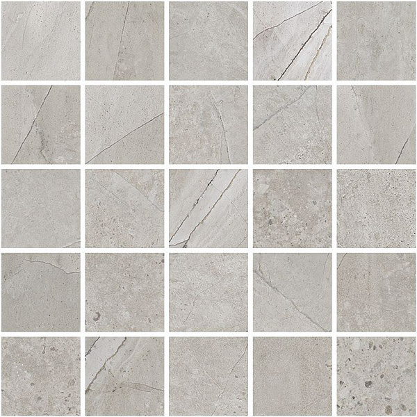 Мозаика Kerranova Marble Trend K-1005/SR/m14 Limestone 30,7х30,7
