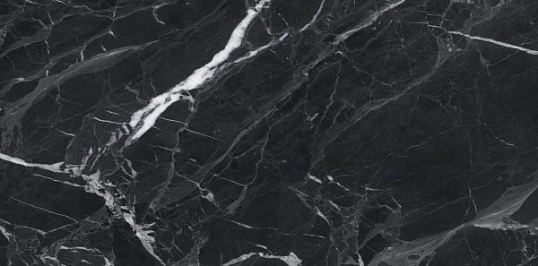 Керамогранит Gresse Simbel Pitch черно-серый мрамор 60х120