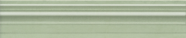 Бордюр Kerama Marazzi Левада Багет зеленый светлый глянцевый 55x250