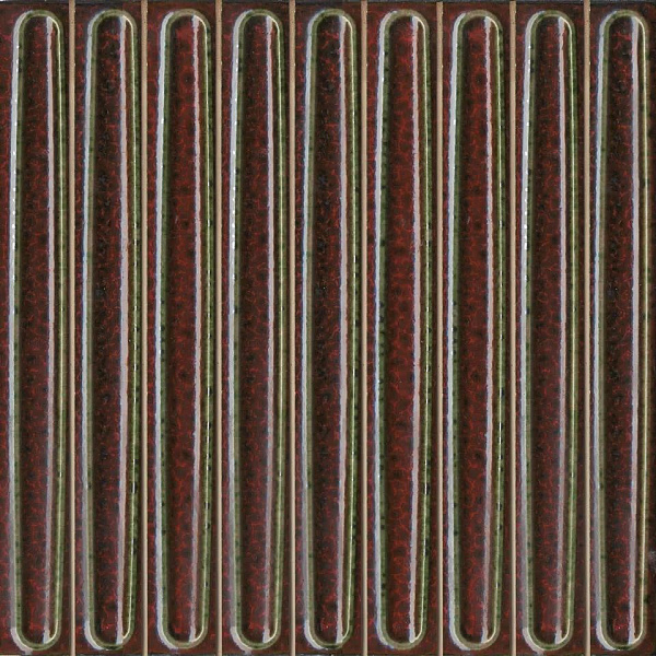 Декор Керама Марацци чипсет Далия красный тёмный глянцевый 20x20x0,95