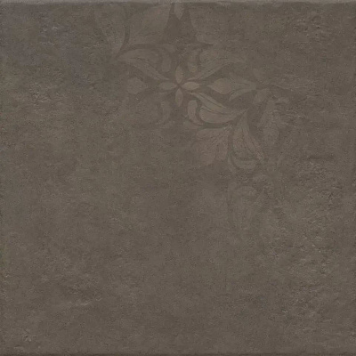 Керамогранит Керама Марацци Хадду коричневый матовый декорированный 40,2x40,2x0,8