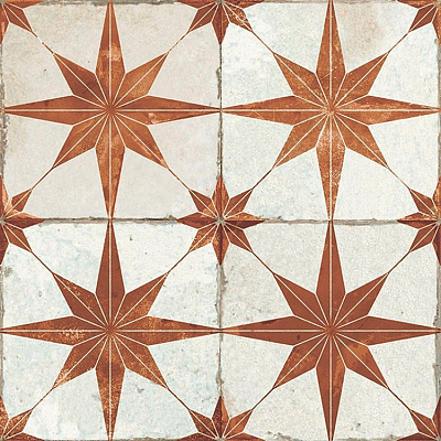 Керамогранит Etili Seramik Scintilla Paprika Orange Pre-cut 45x45