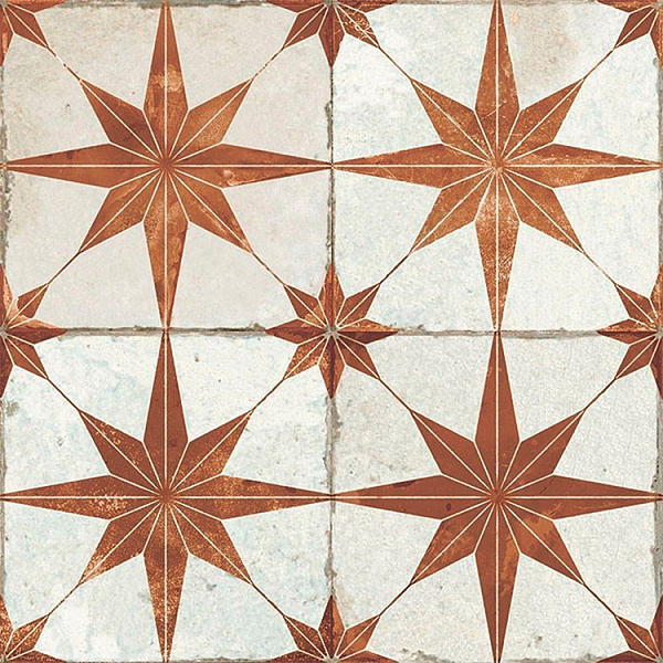 Керамогранит Etili Seramik Scintilla Paprika Orange Pre-cut 45x45