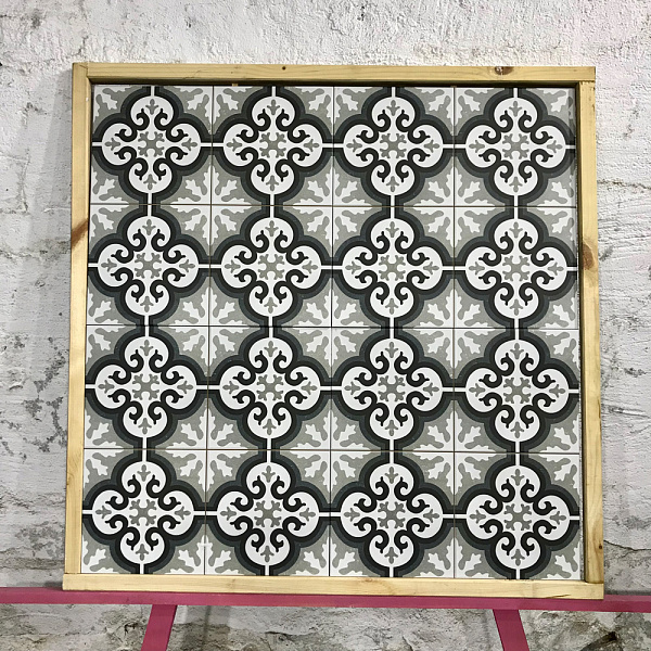Керамогранит Etili Seramik Manisa Black Pre-cut 45x45