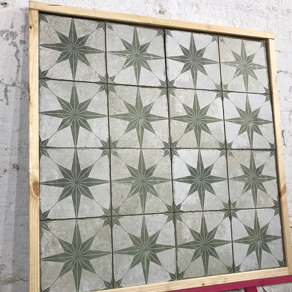 Керамогранит Etili Seramik Scintilla Olive Green Pre-cut 45x45